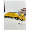 Image 2 : Vintage Metal Tonka Bottom Dump Vehicle & Vintage Metal ERTL Livestock Truck