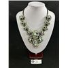 Image 1 : Vintage Ornate Glass & Rhinestone Necklaces