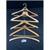 Image 1 : 5 Vintage Advertising Wood Hangers