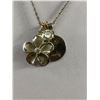 Image 2 : Vintage 925 Sterling Silver Chain with 3 Sterling Silver Pendants Necklace