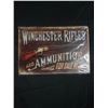 Image 2 : 2 Very Cool Tin Winchester Ammunition Signs- Excellent Condition