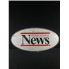 Image 1 : Double Sided International News Sign 48" x 24"