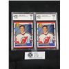 Image 1 : 2 1990-91 Score #439 Martin Brodeur Rookie Cards-Graded BCCG 10 ( Mint of Better)