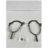Image 1 : 2 Vintage Brass Horse Spurs