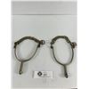 Image 2 : 2 Vintage Brass Horse Spurs
