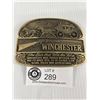 Image 1 : Vintage Exclusive Edition "Winchester" Solid Brass Belt Buckle