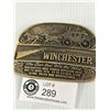 Image 2 : Vintage Exclusive Edition "Winchester" Solid Brass Belt Buckle