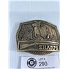 Image 2 : Vintage Exclusive Edition "Sharps" Solid Brass Belt Buckle