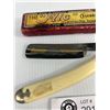 Image 2 : Vintage Prima Flic Steel Straight Razor. Made In Germany In Original Packaging