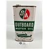 Image 2 : Vintage B/A  Utility Motor Oil Pint, Empty