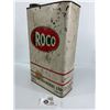 Image 2 : Vintage ROCO Oil 1 Gallon Can, Empty