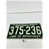 Image 1 : 1954 Arkansas License Plate