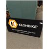 Image 2 : Tin Klondike Oil & Lubricants Sign. Approx. 24" x 48" NO SHIPPING