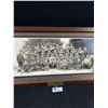 Image 2 : Framed 1918 1st Depot Battalion Bugle Band, Aldershot Nova Scotia. Approx. 14" x 26"
