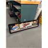 Image 1 : Framed Mirror Miller Beer Sign. Approx. 61" x 16" NO SHIPPING