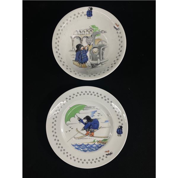 2 Pcs Of Coalport Paddington Bear Porcelain