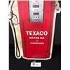 Image 3 : Tin Texaco Gasoline Motor Oil Sign. Approx. 23" Tall