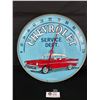 Image 1 : Chevrolet Service Round Thermometer Sign. 12" Diameter