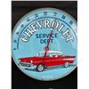 Image 2 : Chevrolet Service Round Thermometer Sign. 12" Diameter