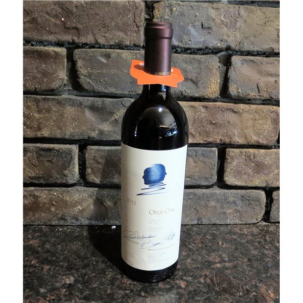 Qty 1 Bottle 2012 Opus One Red Wine