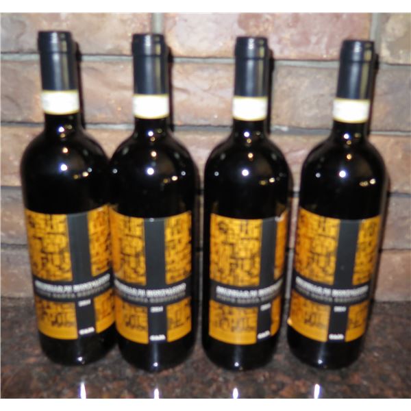 Qty 4 Bottles Brunello Di Montalcino 2014 Wine