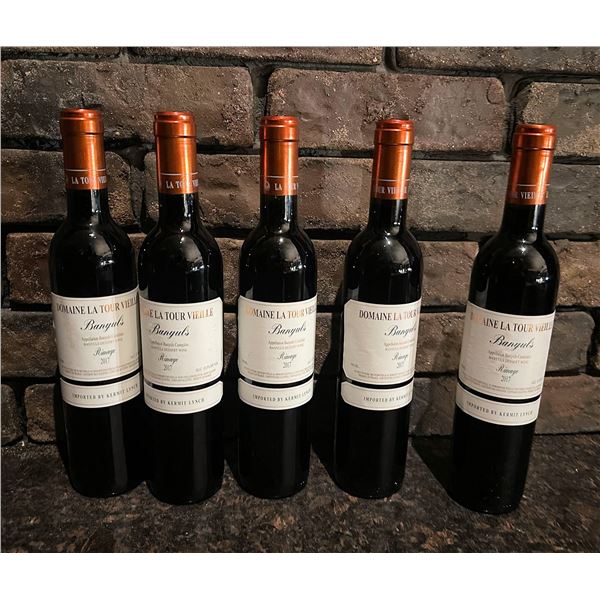 Qty 5 Bottles Banyuls 2017 Dessert Wine