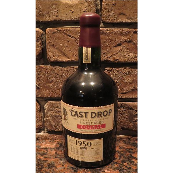 Qty 1 Bottle The Last Drop Finest Aged Cognac