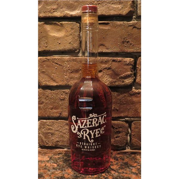 Qty 1 Bottle Sazerac Straight Rye Whiskey