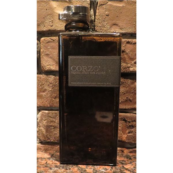 Qty 1 Bottle Corzo Tequila Anejo 100% Agave