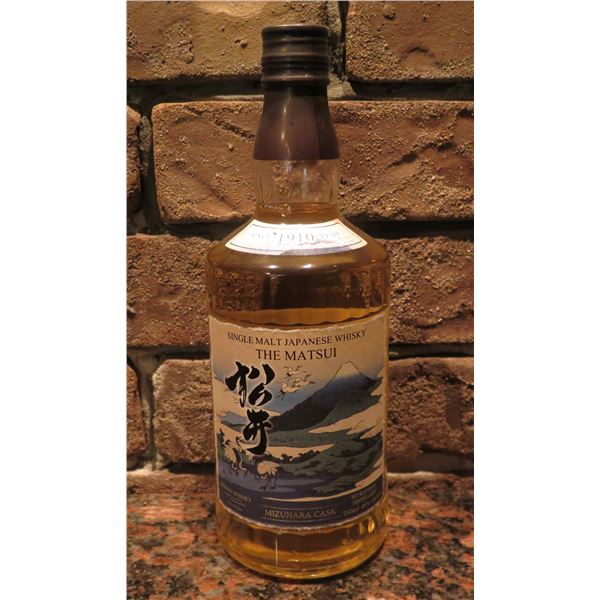 Qty 1 Bottle 'The Matsui' Single Malt Japanese Whisky