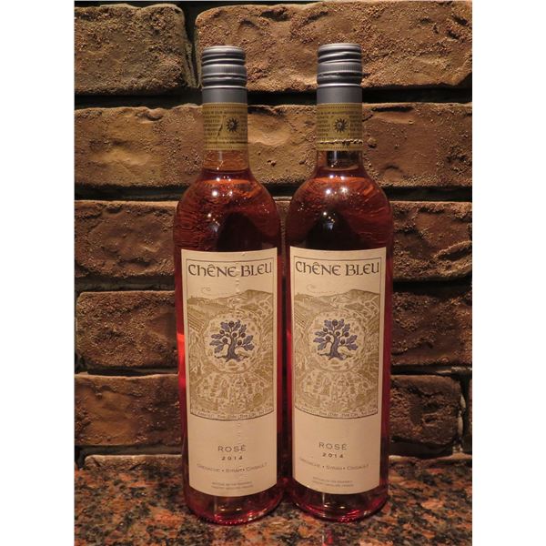 Qty 2 Bottles Chene Bleu 2014 Rose Wine