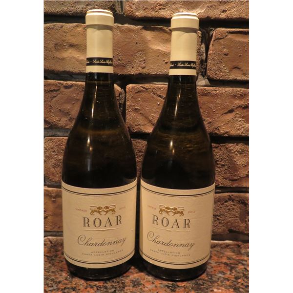 Qty 2 Bottles Roar 2013 Chardonnay Wine