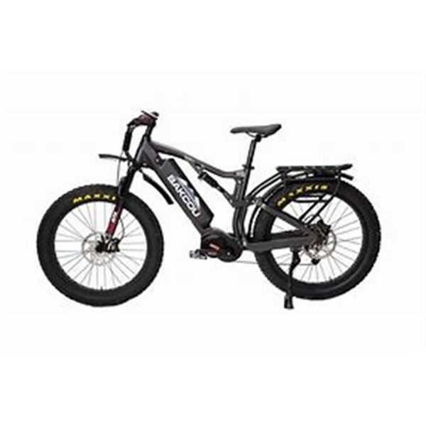 New Bakcou Storm E-Bike in Matte Black