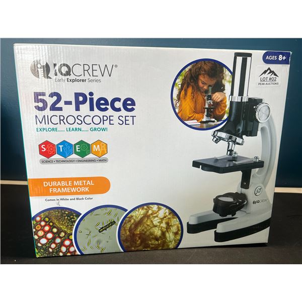 Lot of 1 IQ-Crew 52-Piece S.T.E.M. Microscope Set