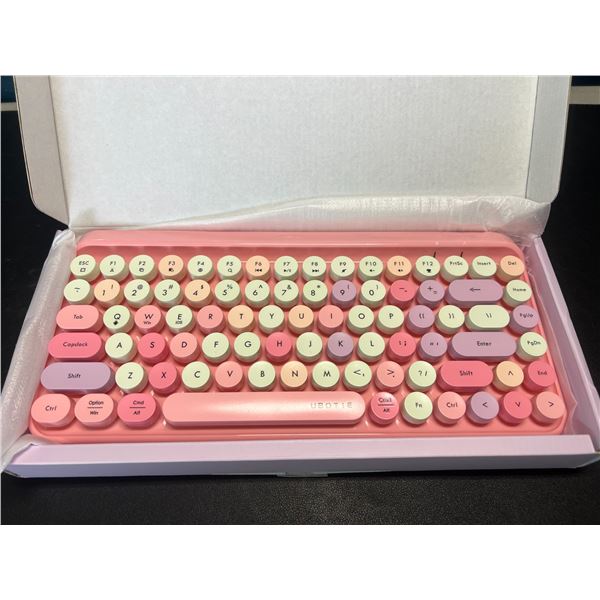 Lot of 1 Ubotie Bluetooth Keyboard - Pink