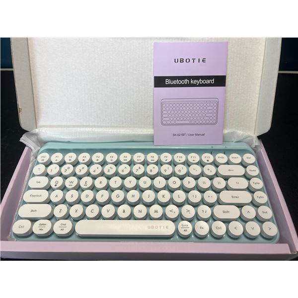 Lot of 1 Ubotie Bluetooth Keyboard - Blue