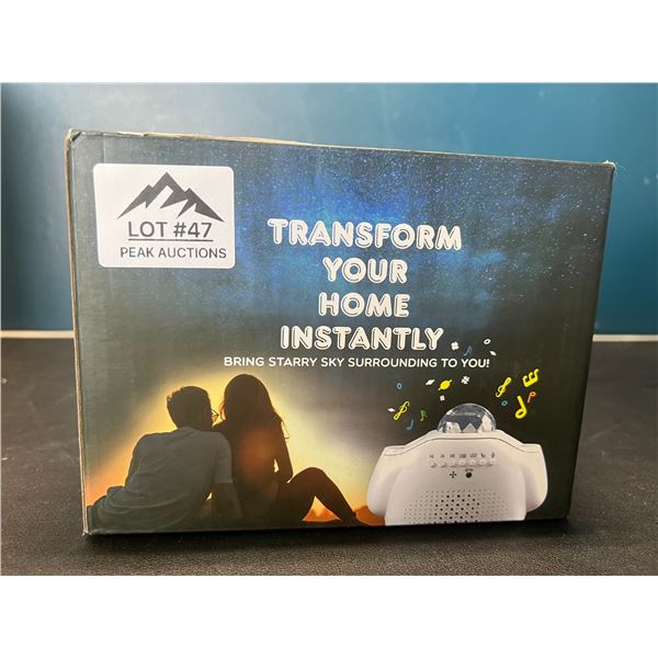 Lot of 1 Starry Night Star Galaxy Light Projector w/ Remote Control