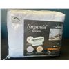 Image 1 : Lot of 1 Buganda Microfiber White Bath Rug Set - 2PCS - 20x24in & 20x32in Sizes