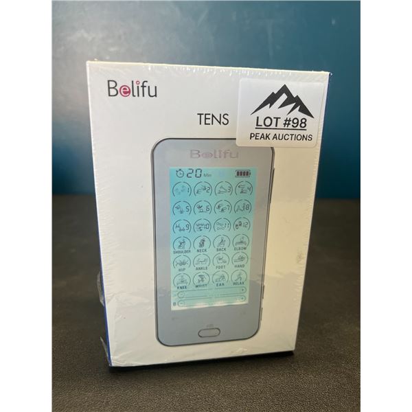 Lot of 1 Belifu Dual Channel TENS Pain Relief Muscle Stimulating Device - Brand New Sealed!!
