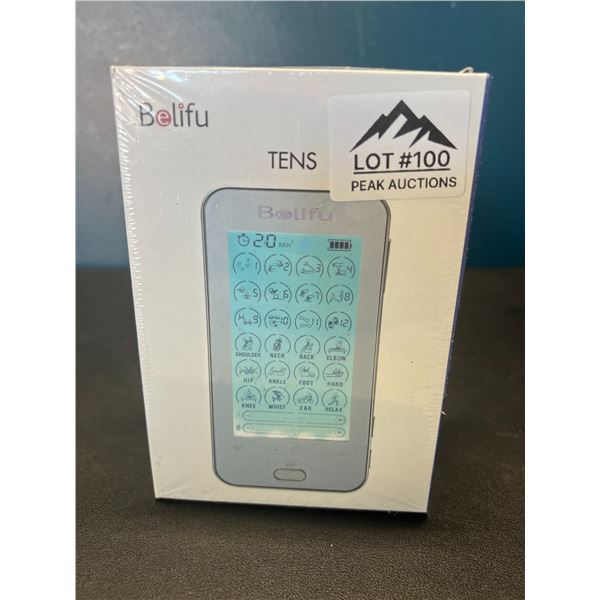 Lot of 1 Belifu Dual Channel TENS Pain Relief Muscle Stimulating Device - Brand New Sealed!!