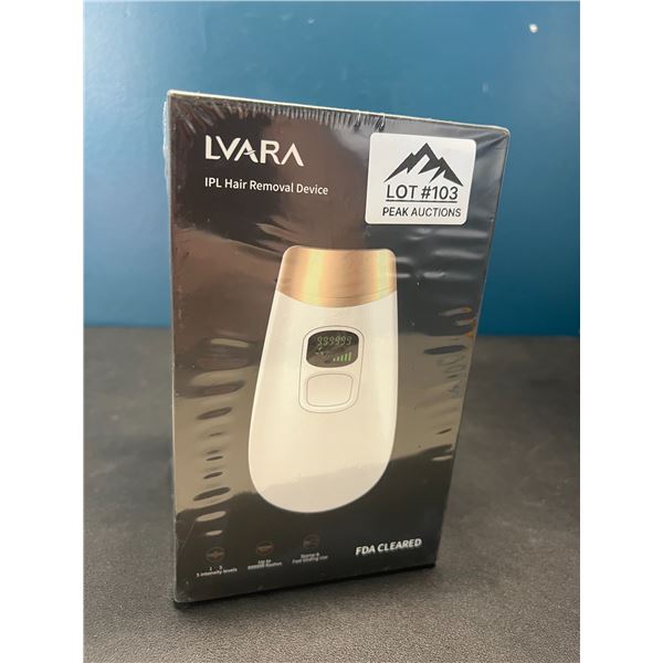Lot of 1 LVARA IPL At-Home Laser Intense Pulsed Light Hair Removal Device
