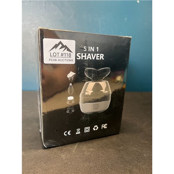 Lot of 1 5-in-1 Rechargeable Electric Mens Shaver - Brand New!