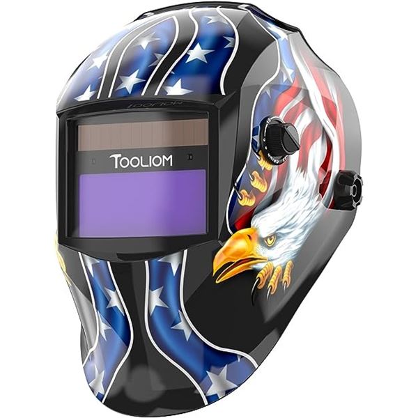 Lot of 1 Auto-Darkening Solar Powered Welding Helmet