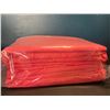 Image 3 : Lot of 1 BHT Bed Sheet & Duvet Cover Set - 100% Cotton Flannel - Coral Pink - Twin Size