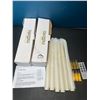 Image 2 : Lot of 2 Boxes of LED Battery-Operated Flameless Taper Candles w/ Remote Control - 6pcs per box