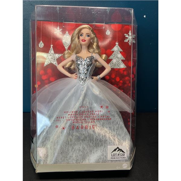 Lot of 1 Barbie 2021 Signature Holiday Doll