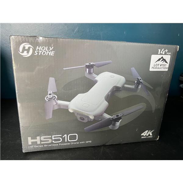 Lot of 1 Holy Stone HS510 HS-Series Brushless Ultralight 4K Foldable Drone with GPS - BRAND NEW!!