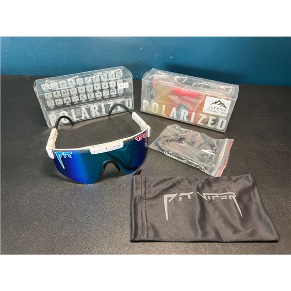 Lot of 2 Pit Viper Polarized Sunglasses