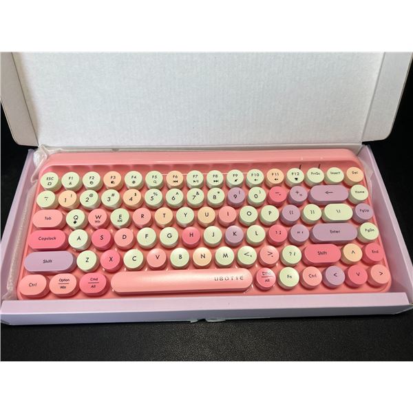 Lot of 1 Ubotie Bluetooth Keyboard - Pink