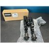 Image 2 : Lot of 1 Feyachi Carbon Fiber Tactical Rifle Bipod 6"-9" - Adjustable with Picatinny Adapter